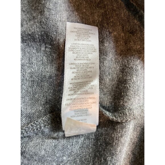 Alternative Eco Womens TShirt Large Star Print Gray Streetwear Grunge - Picture 6 of 8